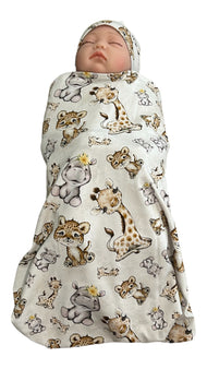 Safari Babies Cotton Stretch Swaddle Set