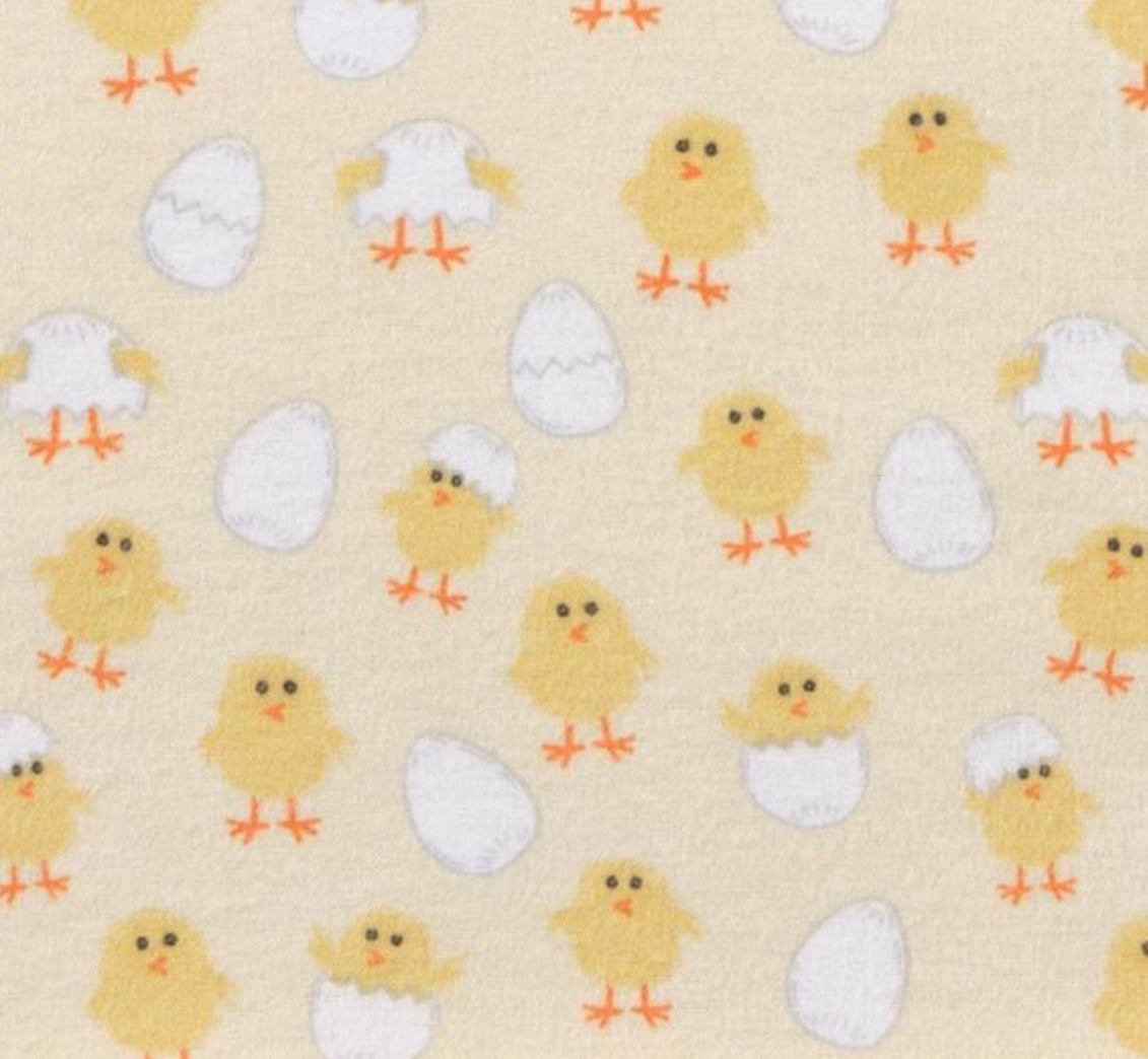 Flannelette Wrap Bunny Rug - Yellow Chick