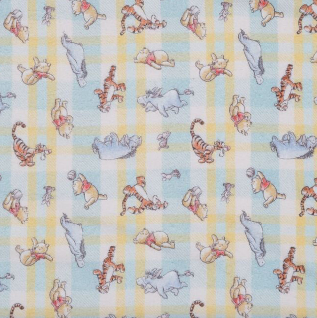 Flannelette Wrap Bunny Rug - Bear Stripe