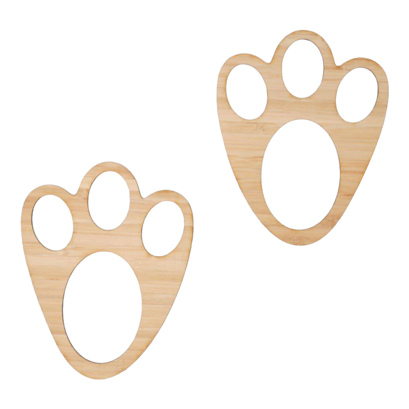 Possum and Frog - Bunny Feet Stencil