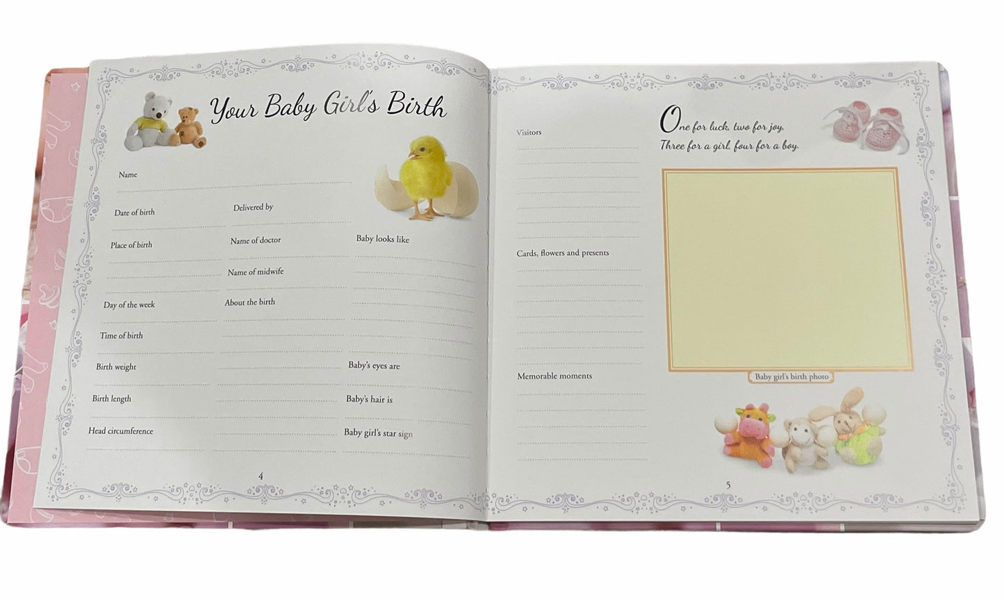 Possum and Frog - Baby Record Book