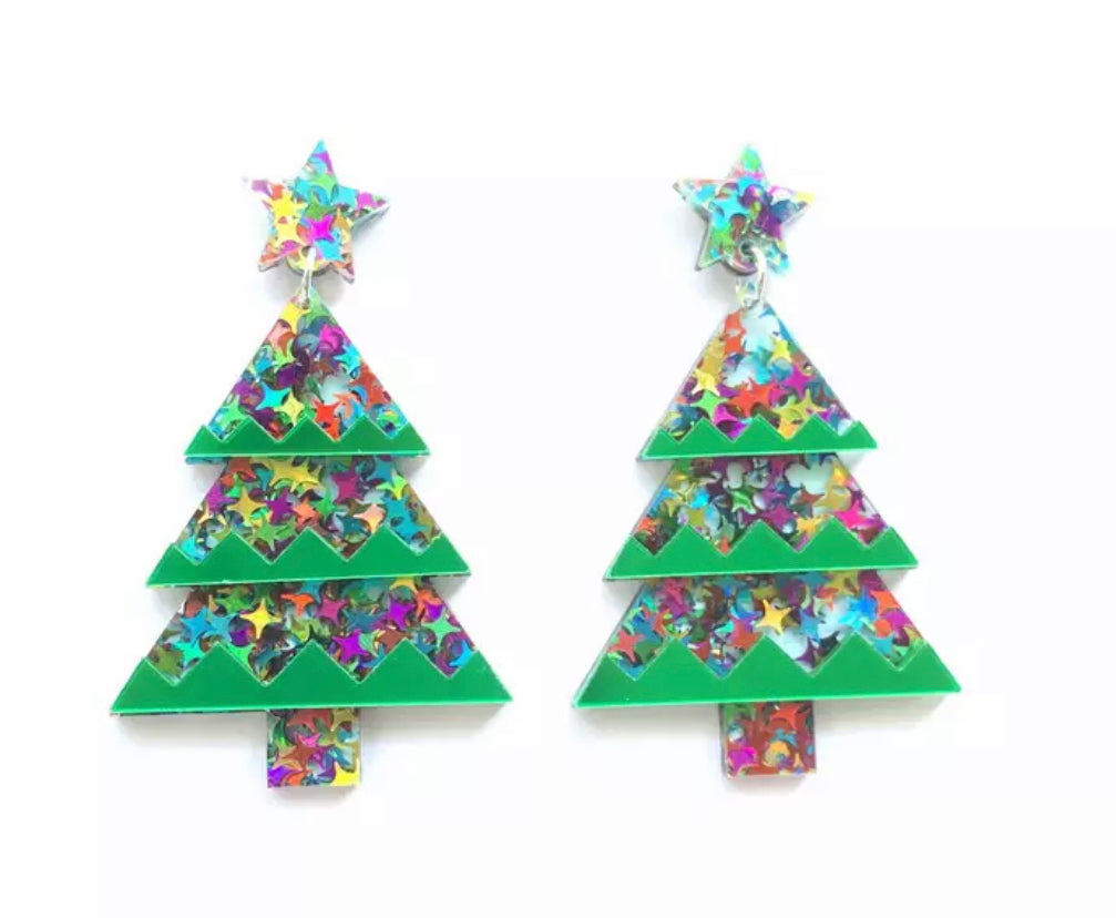 Christmas Tree Earrings