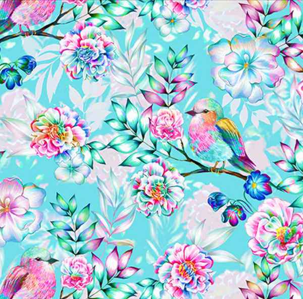 Fabric - Blue Bird