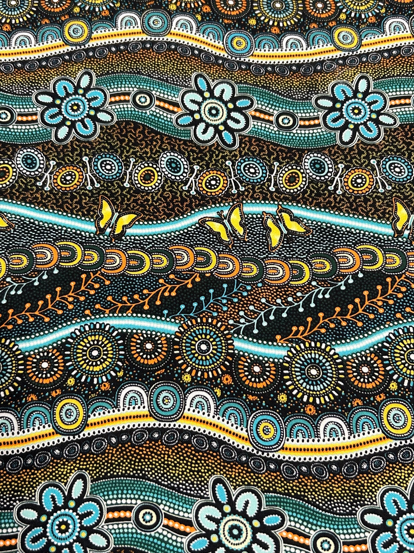 Pram Bassinet Blanket - Meeting place - AQUA