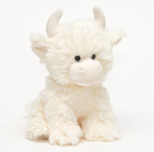 Highland Cow Cream Plush Soft Toy - 20cm