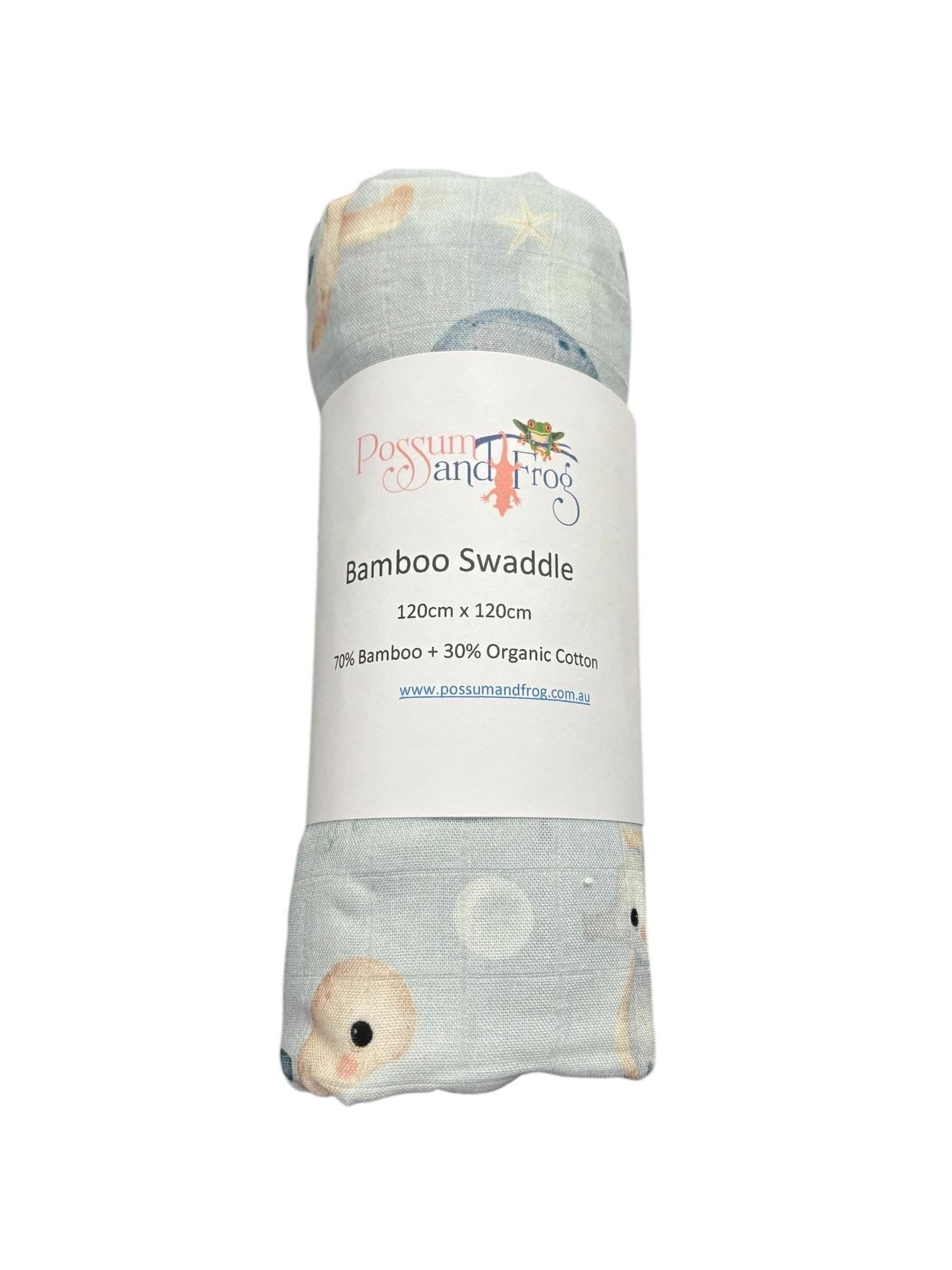 Sea Animals Bamboo Swaddle