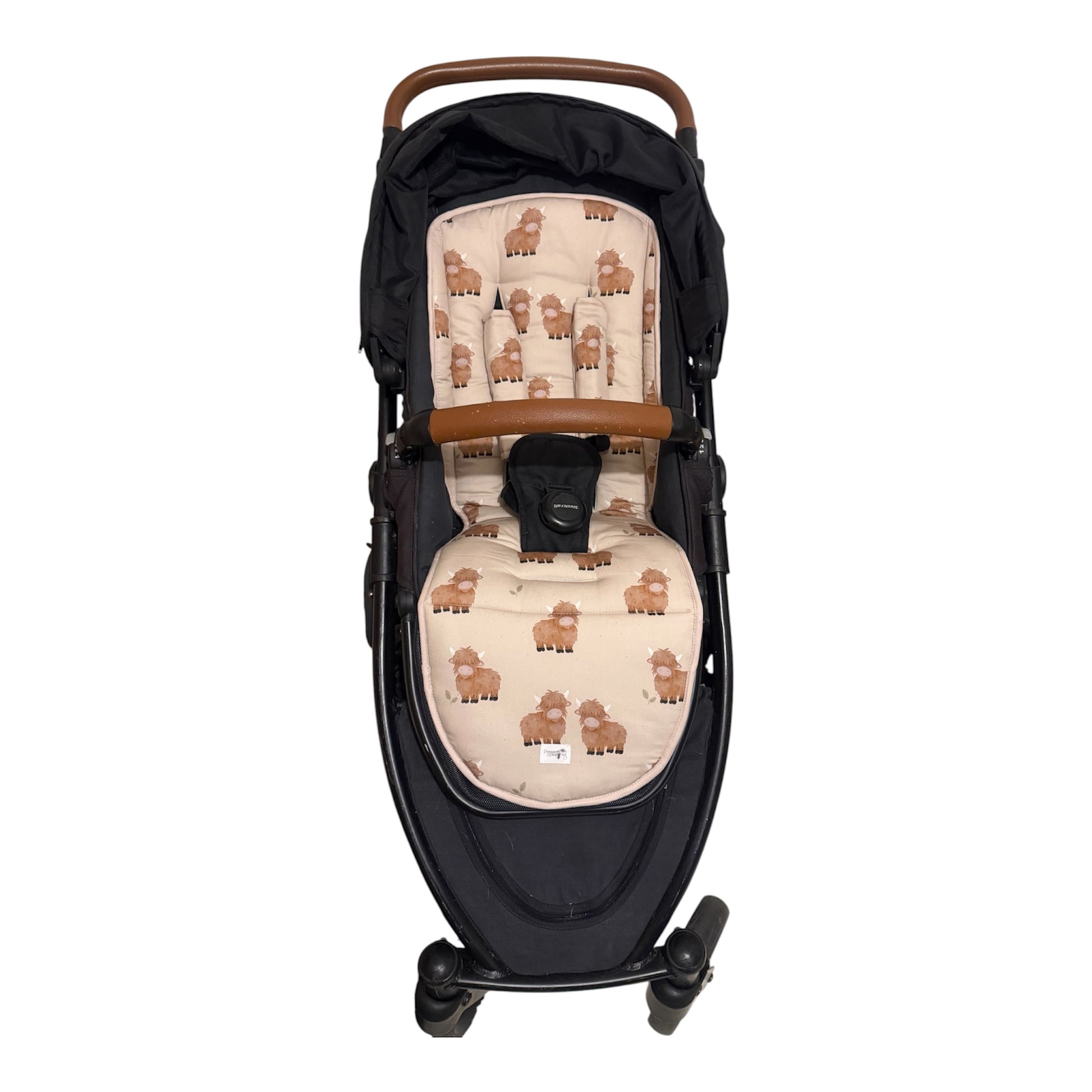 Aussie Highland Cow Universal Pram Liner