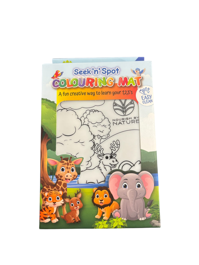 Seek N Spot Reusable Colouring Mat - Animals