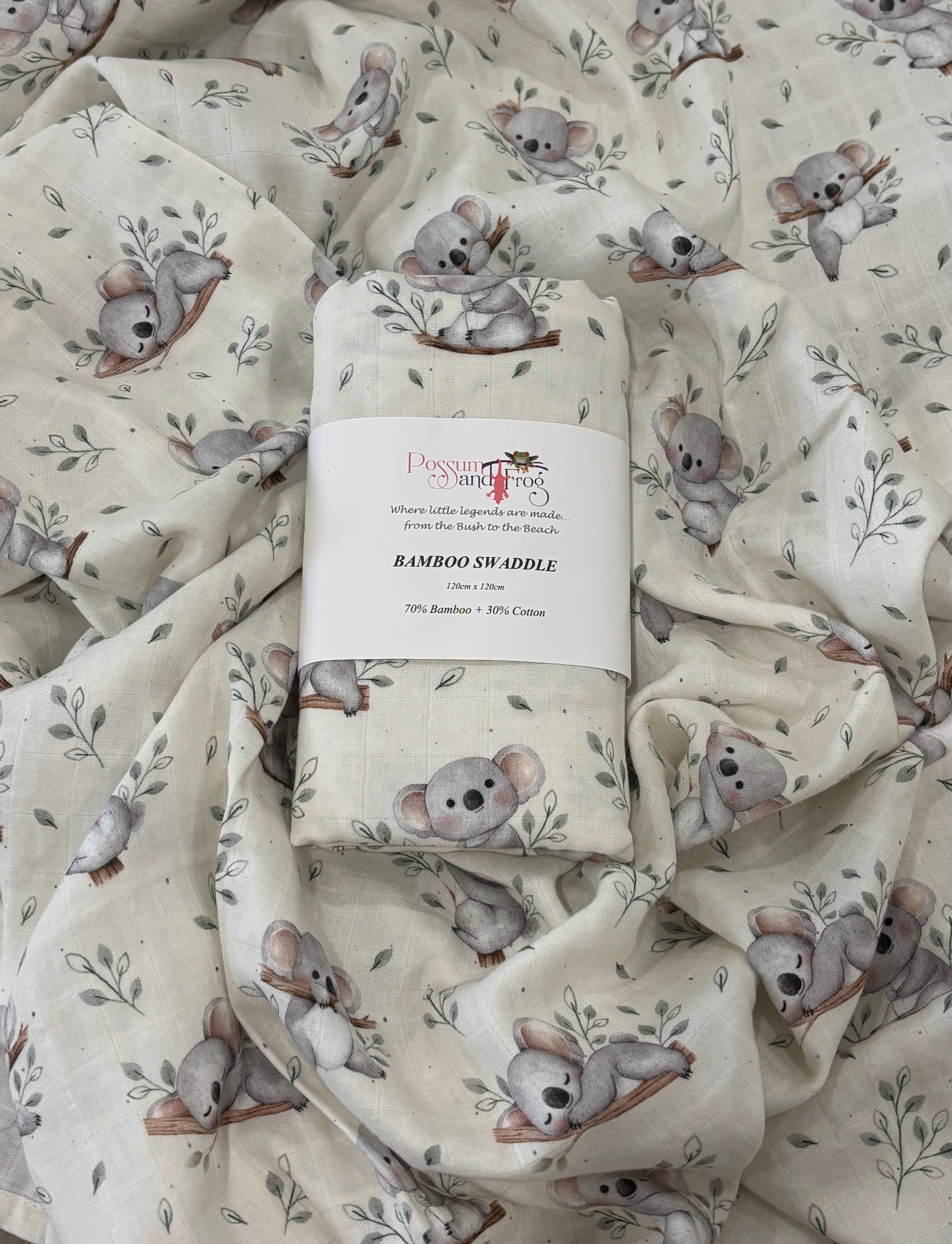 Bush Baby Koala Bamboo Swaddle