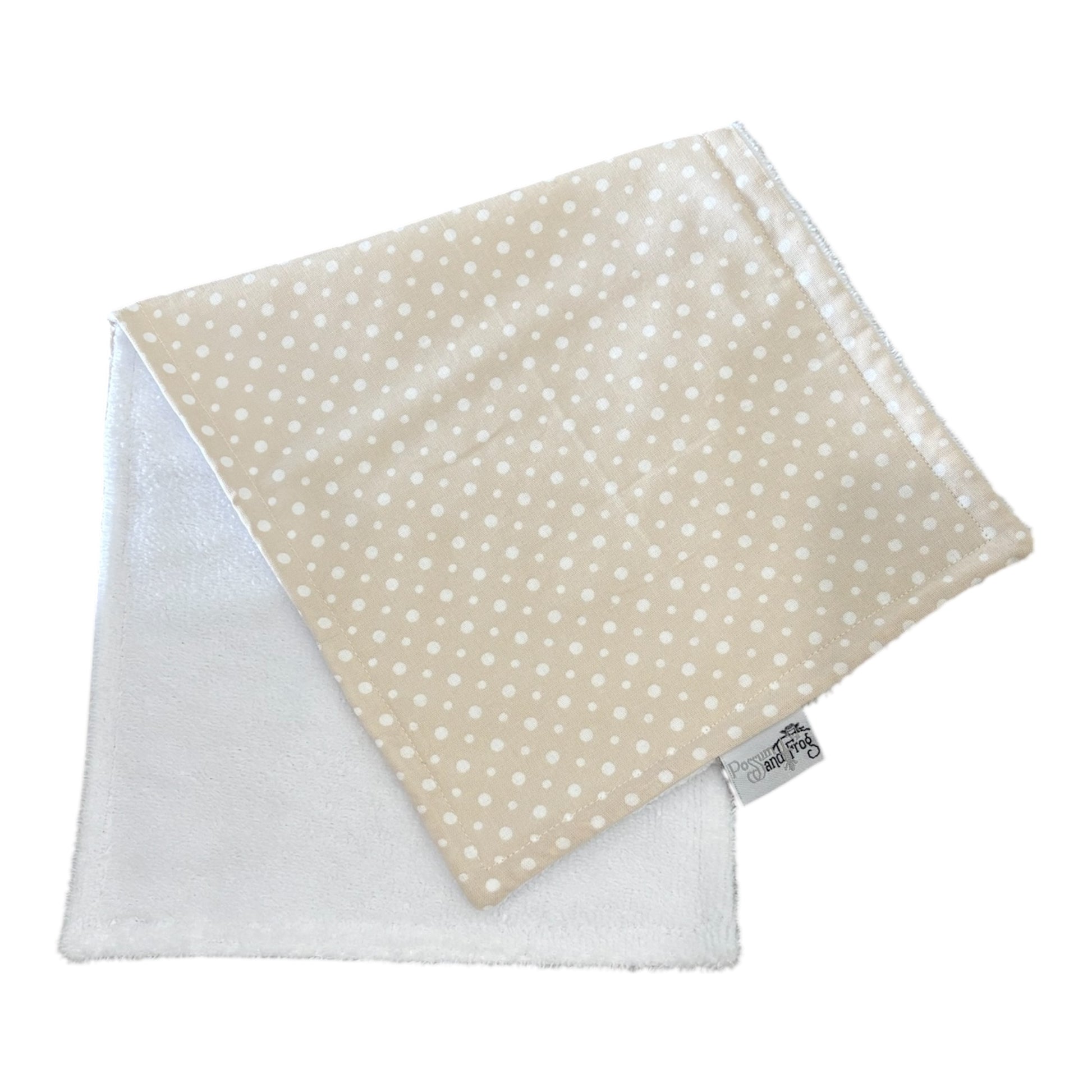 Burp Cloth - Spot Beige