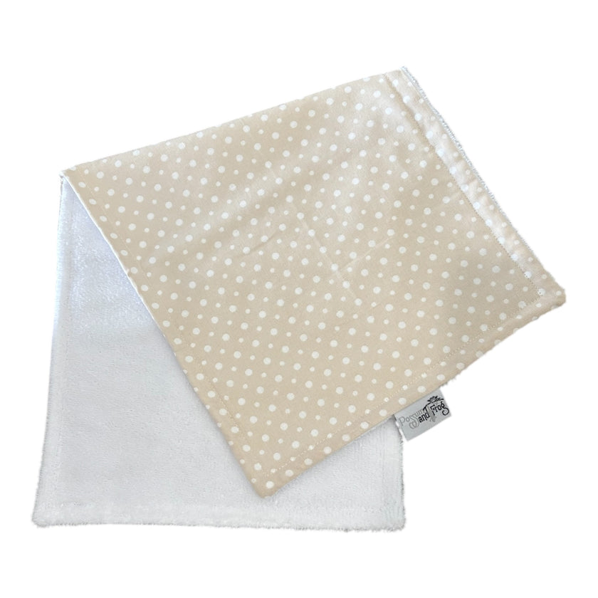 Burp Cloth - Spot Beige