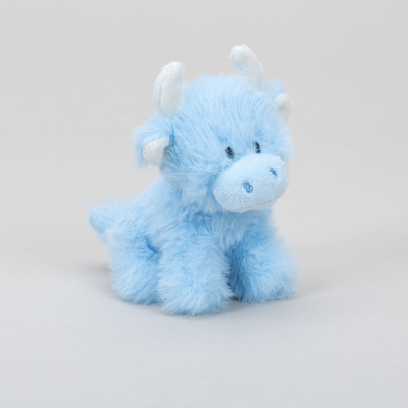 Baby Blue Mini Highland Cow Soft Toy 11cm