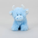 Baby Blue Mini Highland Cow Soft Toy 11cm