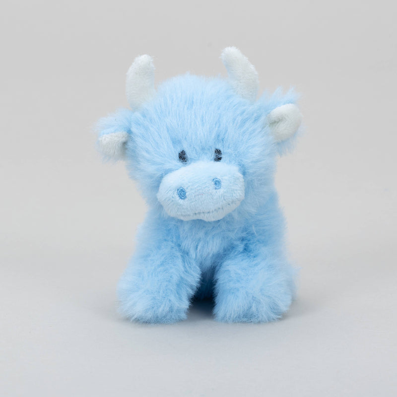 Baby Blue Mini Highland Cow Soft Toy 11cm