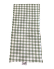 Burp Cloth - Gingham Green