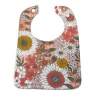 Rounded Bib - Sunflower & Daisies