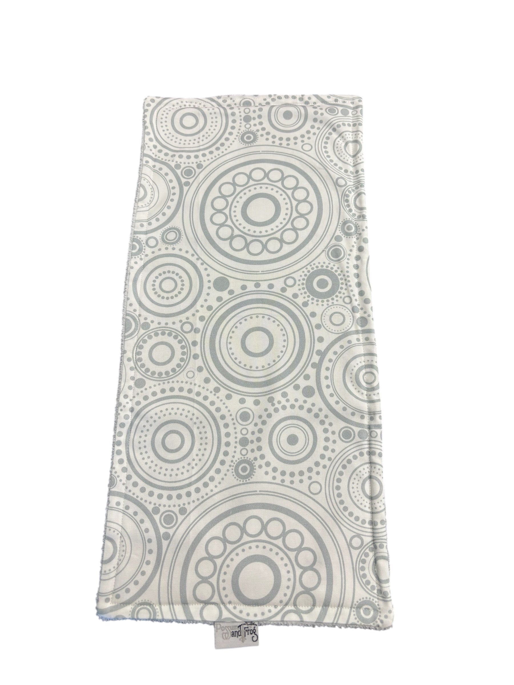 Grey Spots Burp Cloth