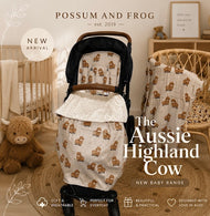 Aussie Highland Cow Blanket