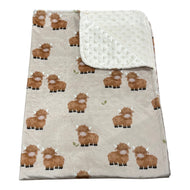Aussie Highland Cow Blanket