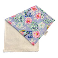 Rainbow Bird - Lilac Burp Cloth