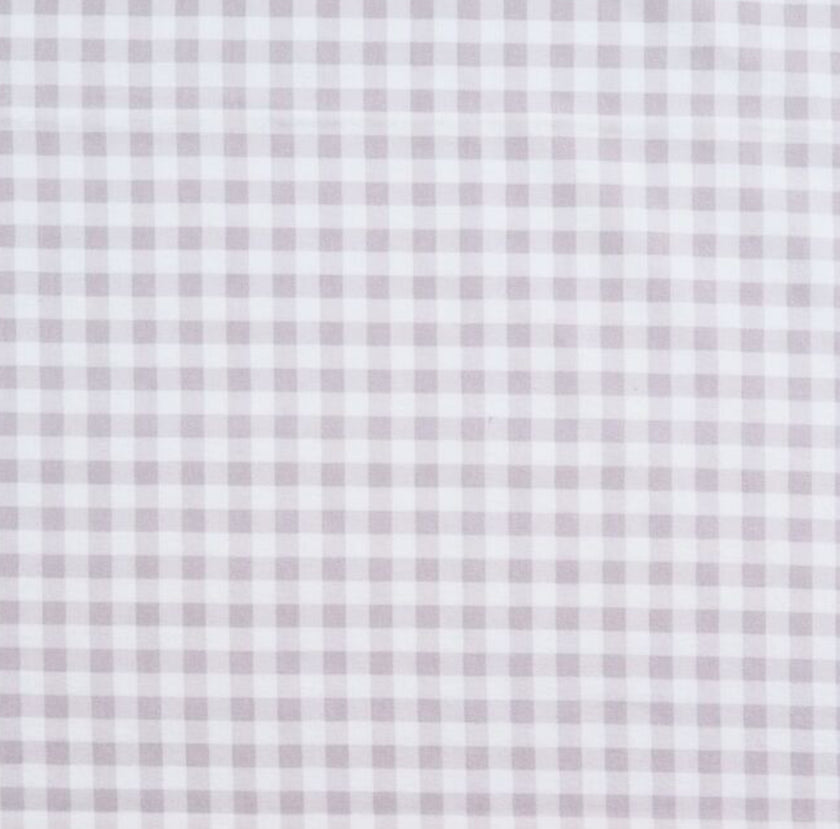 Flannelette Wrap Bunny Rug - Grey Gingham