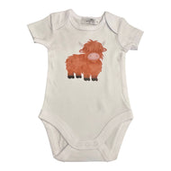 Aussie Highland Cow Bodysuit