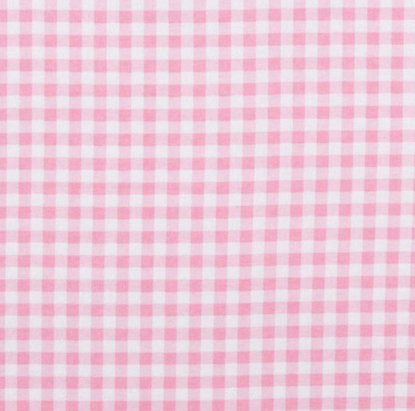 Flannelette Wrap Bunny Rug - Pink Gingham
