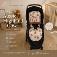 Aussie Highland Cow Universal Pram Liner