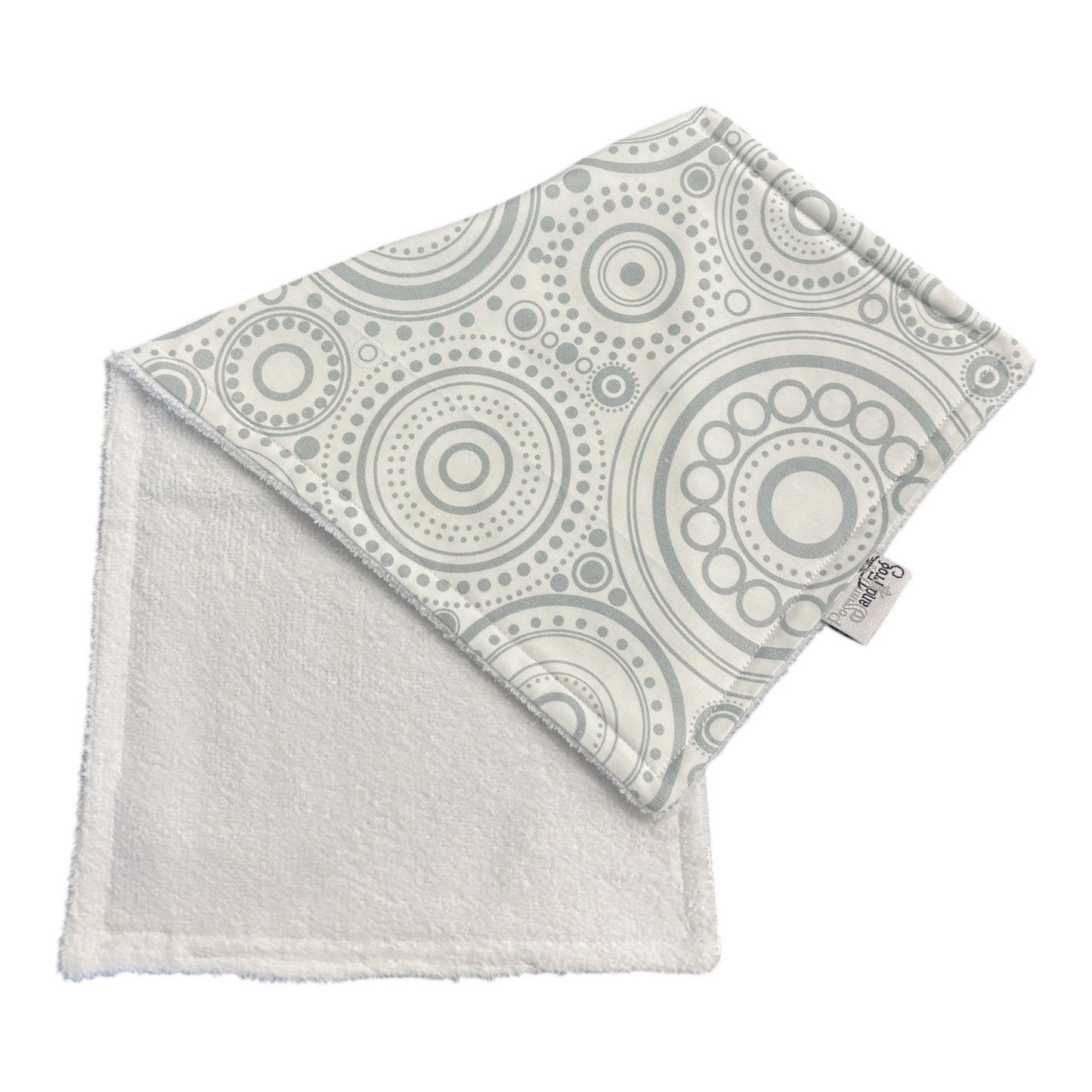 Grey Spots Burp Cloth