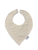 Beige Spot - Triangle Bib