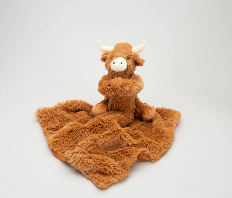 Highland Cow Baby Comforter