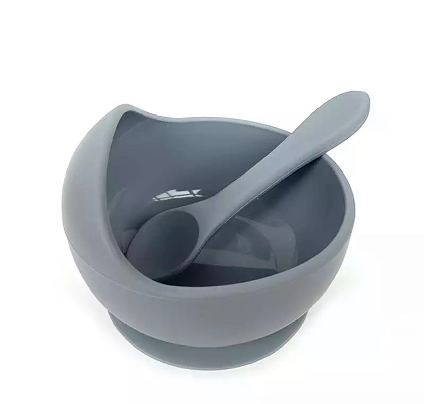Possum and Frog - Silicone Bowl Set - Dark Grey