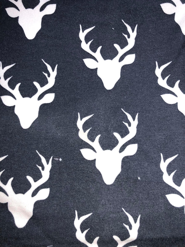 Possum and Frog - AVAILABLE FABRICS - Deer NAVY