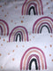 Possum and Frog - AVAILABLE FABRIC - Pink Rainbows