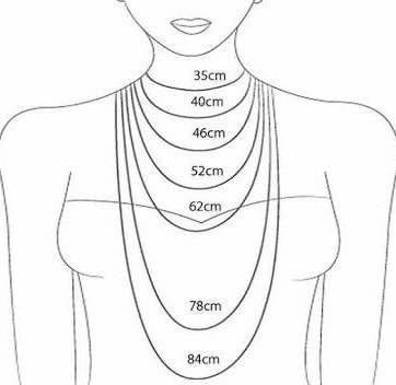 SC Black and White Wood Necklace