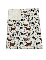 Pram Bassinet Blanket - Farmyard
