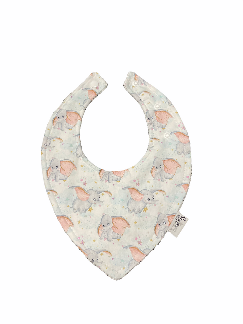 Elephant Pastel Bib