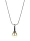 Pearl Drop Necklace - Silver