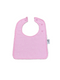 Rounded Bib - Pink Embroidery