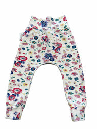 Possum and Frog - Harem Pants - Floral